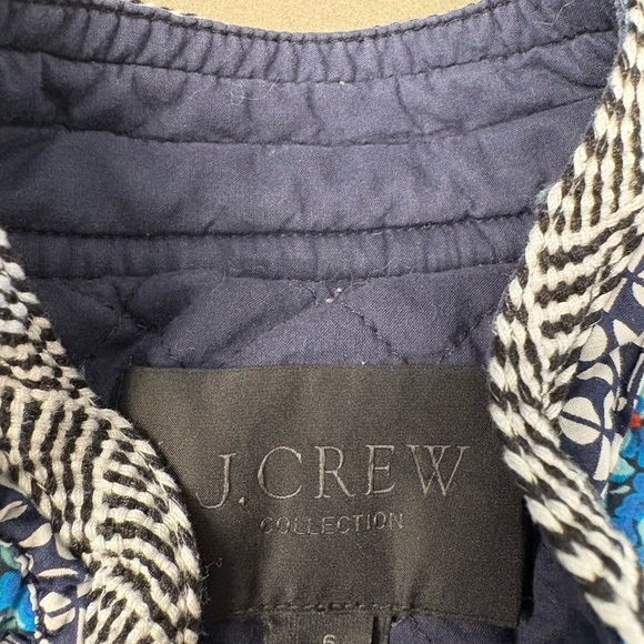 J. Crew Collection Floral Quilted Jacket 6 - Picture 3 of 7